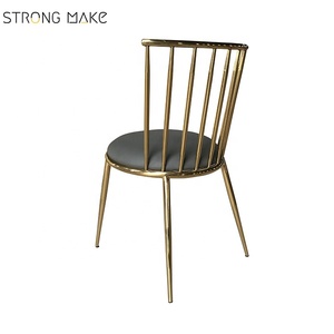 Design personnalisé Élégant <span class=keywords><strong>Scandinave</strong></span> <span class=keywords><strong>pieds</strong></span> en métal Pu Cuir Dinant la <span class=keywords><strong>Chaise</strong></span> - Product Image 4