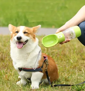 Toptan Yeni Tasarım Taşınabilir Köpek Su ve gıda şişesi Açık Seyahat Pet Şişe Besleyici