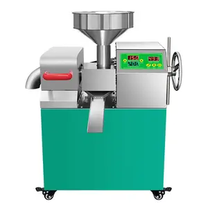 Full Automatic Mini Small Household Home Use Oil Extraction Making Edible Olive Oil Press Machine