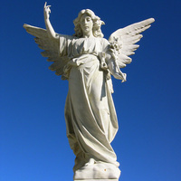 Statue de déesse de la victoire en marbre naturel grandeur nature de haute qualité pour la décoration extérieure, sculpture en pierre d'ange
