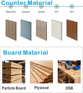 Yüksek kaliteli lake ada tarzı çiftlik tasarım mutfak için MDF mutfak dolabı ekran duvar depolama dolabı - Product Image 6