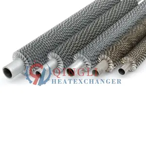 Spiral Copper Aluminum Extruded Finned Fin Tube for Heat Exchanger