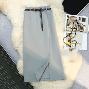 Jupe de Costume Élégante pour Femme, Taille Haute, Mi-Longue, Multifonctionnelle, Décontractée et de Travail, Printemps-Automne - Product Image 3