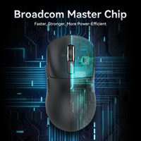 Ratón Inalámbrico Attack Shark X3, Ligero, con Sensor PAW3395, Apto para Portátiles, Computadoras de Oficina, Juegos Electrónicos, Tres Modos