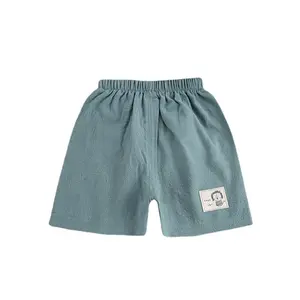 Comfortable Breathable Quick-drying Beach Shorts children's clothing cotton and linen shorts boys pants