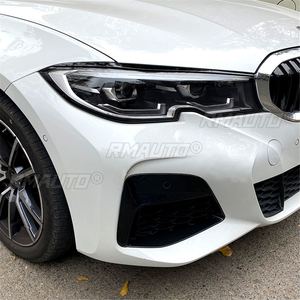2 autocollants décoratifs pour phares avant, masque de protection pour BMW Série 3 G20 320i 325i 330i 2019 2020 2021, accessoires de voiture - Product Image 3