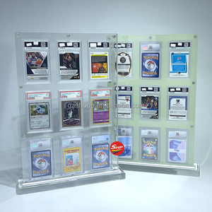 SHP Vente en gros présentoir de carte graduée en acrylique transparent pour Pokémon-Radiant Charizard Prize Pack Series 3 PSA10 Protection acrylique - Product Image 1