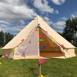 Prix d'usine <span class=keywords><strong>Tente</strong></span> cloche en toile de coton d'<span class=keywords><strong>occasion</strong></span> pour le camping - Product Image 3