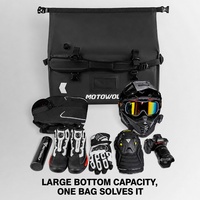 Sac de selle de moto imperméable multifonction grande capacité 37L pour siège arrière