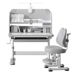 Nuevo Conjunto de Silla y <span class=keywords><strong>Escritorio</strong></span> de Estudio para Niños con Altura Ajustable, <span class=keywords><strong>Escritorio</strong></span> de Aprendizaje <span class=keywords><strong>Infantil</strong></span> Cómodo con Estantería, Tendencia 2026 - Product Image 4