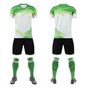 Camiseta de Fútbol Unisex al por Mayor, Tallas Grandes, Secado Rápido, Impresión por Transferencia de Calor, Malla de Poliéster Transpirable de 220G - Product Image 4