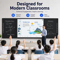 Tableau interactif intelligent sans fil multi-écrans pour solution éducative en classe intelligente