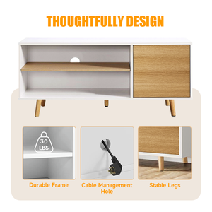 ตู้วาง<span class=keywords><strong>ทีวี</strong></span> <span class=keywords><strong>ชั้น</strong></span><span class=keywords><strong>วาง</strong></span><span class=keywords><strong>ของ</strong></span> ตู้วางอุปกรณ์สื่อ ตู้ติด<span class=keywords><strong>ผนัง</strong></span>สำหรับเก็บ<span class=keywords><strong>ของ</strong></span><span class=keywords><strong>ใต้</strong></span><span class=keywords><strong>ทีวี</strong></span> สีขาว - Product Image 5