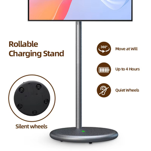 Tivi màn hình cảm ứng 27 32 inch, Smart <span class=keywords><strong>TV</strong></span> <span class=keywords><strong>Android</strong></span> 13, hiển thị kỹ thuật số, xoay được, Tivi di động, có thể sạc lại - Product Image 3