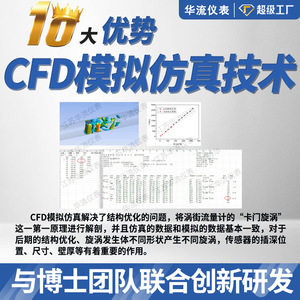 Hualiu Vortex Flow Meter Flange Type Gas Steam Liquid Temperature Pressure Compensated Stainless Steel 12-24VDC - Product Image 5
