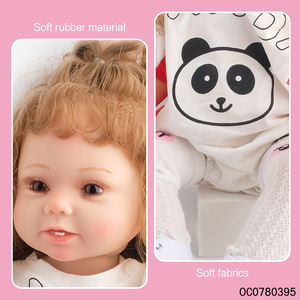 55cm Filles Jouets Full Body Silicone Poupée Grande Taille Pas Cher à Vendre - Product Image 4