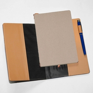 Venta al por mayor personalizable piedra papel diario Cuadernos de papel blanco Blocs de escritura personalizado leyenda planificador Cuadernos de cuero Pu - Product Image 3