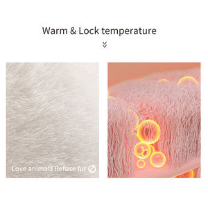 GOLOVEJOY DEZ22 vente en gros, protège-oreilles en fausse fourrure de lapin, doux, fantaisie, hiver - Product Image 4