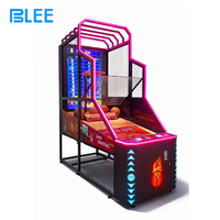 Machine de basket vidéo BLEE de haute qualité 55 pouces, équipement d'arcade à monnayeur pour 1 joueur, matériel sportif pour parc d'attractions