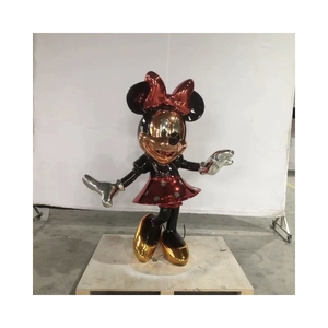 <span class=keywords><strong>Pop</strong></span> Arts Decor Escultura Resina Dólar <span class=keywords><strong>Mickey</strong></span> Escultura Para Home Office Shop Display - Product Image 2