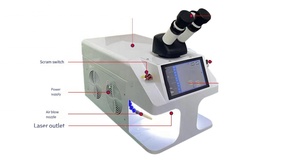 Machine de soudage laser de précision pour bijoux en or et argent avec fonction CCD pour la réparation de bagues, bracelets, lunettes, montres et la beauté dentaire - Product Image 3