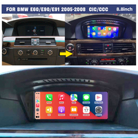 Écran tactile multimédia GPS DSP pour BMW E60/E92 avec lecteur radio et CarPlay sans fil, système Linux