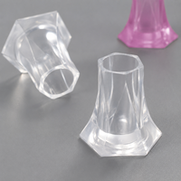 Protège-talons pour chaussures de danse à talon aiguille Hoersun, en TPU transparent, pour la herbe, base large hexagonale, vente en gros pour mariages, direct usine