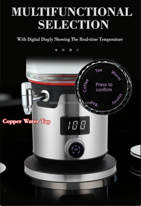 Elettrodomestici da cucina con isolamento termico Smart bollitore bollitore elettrico per tè turco bollitore <span class=keywords><strong>russo</strong></span> <span class=keywords><strong>Samovar</strong></span> con teiera - Product Image 2