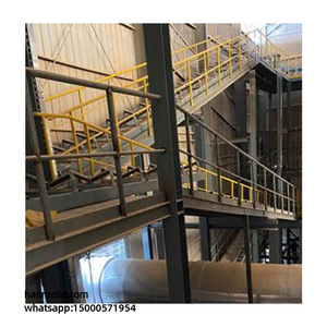 Structure en acier pour plateforme de traitement, garage en structure métallique, inter-étage, bâtiment d'usine en acier lourd - Product Image 1