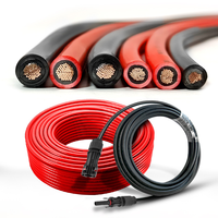 Câble solaire en cuivre étamé H1Z2Z2-K 14 12 10 8 6 4 2 AWG avec isolation XLPO, gaine de protection, vente en gros de câbles PV pour système solaire