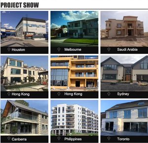 Finestre <span class=keywords><strong>Scorrevoli</strong></span> in Alluminio Nero con Certificazione CE Australiana, Vetro Temperato, Design a Doppio Vetro per Balconi e Hotel - Product Image 6