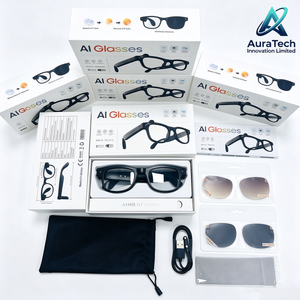 Nuevas Gafas Inteligentes AIMB G2 Pro 2026 con IA, Cámara de 8MP, Video HD 1080P, Traducción por IA, Minutas de Reuniones, Gafas de Sol UV, Asistente de Voz por IA - Product Image 4