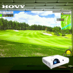AR 스포츠 임팩트 스크린 골프 트레이닝 시뮬레이터 LCD 디스플레이 1920x1200 해상도 내장 Wi-Fi 인터랙티브 프로젝션 게임 - Product Image 1