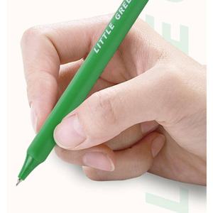 Bolígrafos de tinta de Gel Little Green <span class=keywords><strong>Caterpillar</strong></span>, bolígrafo neutro bonito, suministros de escritura escolar, regalo estacionario para el Día de los niños - Product Image 6