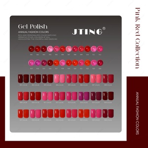 JTING Nueva Fórmula, Colección de Esmaltes de Gel en 24 Colores Rosa Rojo, Esmalte de Uñas en Gel de Colores Deslumbrantes, OEM/ODM, Personalización Gratuita, Profesional para Salón - Product Image 3