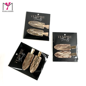 ชุดกิ๊บหนีบผมสำหรับร้านเสริมสวยกิ๊บหนีบผมจระเข้กิ๊บติดผมสีทองแบบไม่2026 - Product Image 3