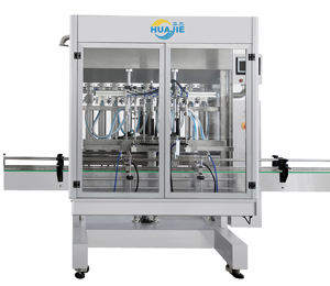 Champú de pistón automático HUAJIE, jabón corporal líquido, gel de ducha embotellado/llenado máquina de embalaje <span class=keywords><strong>precio</strong></span>/equipo/línea - Product Image 1