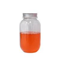 Contenants de stockage cylindriques en plastique PET vides de 50, 80, 100, 150, 200, 250, 300, 500 g avec couvercles à vis pour aliments et herbes