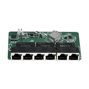 Đầy đủ Gigabit PoE 4 + 2 cổng <span class=keywords><strong>Ethernet</strong></span> chuyển đổi PCB 48V mạng chuyển đổi mô-đun 1000m 4 cổng PoE chuyển mạch boardwith PoE Out - Product Image 2