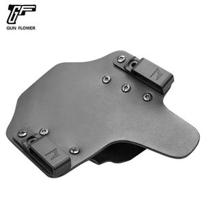 Geweerbloem <span class=keywords><strong>Owb</strong></span> Hybride Kydex <span class=keywords><strong>Holster</strong></span> Met Leer In Rug Universeel Voor Tactische Full Size Modellen - Product Image 4