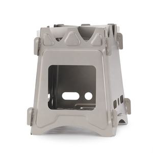 Réchaud de camping ultraléger en titane, à bois, multi-combustibles, pour barbecue extérieur - Product Image 2