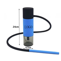 Chicha portable et élégante de style arabe avec support pour bouteille d'eau pour la maison et la voiture