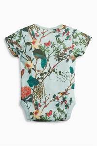 Combinaison pour bébé en coton 100% à imprimé floral et oiseaux, mode été 2017 - Product Image 2
