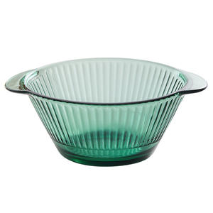 ชุดอาหารแก้วลายดอกบัวสำหรับขายส่ง เกรดสำหรับอาหาร ชุดชามสลัดแก้วสีพื้น ชุดภาชนะสำหรับร้านอาหารและบ้าน - Product Image 5