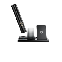 Lampe de bureau à LED multifonctionnelle sans fil rechargeable alimentée par courant continu avec commande tactile Dimmable Design pliable pour une utilisation moderne au bureau