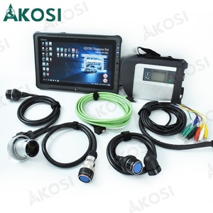 Tablette F110 prête à l'emploi + Multiplexeur de diagnostic Mb Star avec logiciel pour voitures et camions, compatible MB STAR C4 SD Connect Compact C4 et puce complète - Product Image 6