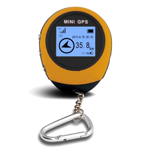 Portable Handheld GPS Locator Pathfinder, Latitude and Longitude Positioning Device, Satellite Navigation