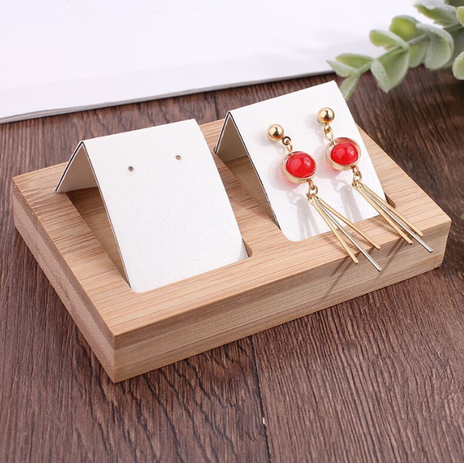 blanc-2 boucles d'oreilles