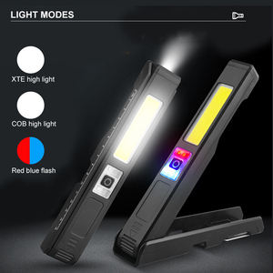 Lampe de travail multifonctionnelle COB à <span class=keywords><strong>LED</strong></span> pliante avec règle Lampes d'inspection magnétiques sans fil Lampes de travail pour ateliers de réparation de voitures - Product Image 3