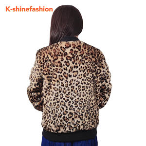 Women Plus Size Faux Fur <strong>Coat</strong> Jackets Long Sleeve With Full Zip and <strong>Thread</strong> Winter Soft Thick Outerwear - Product Image 4